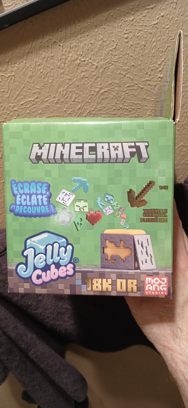 X 12 Minecraft Jelly Cubes Squishy Toy Case LOT of (12) – Viral – Like Needoh
