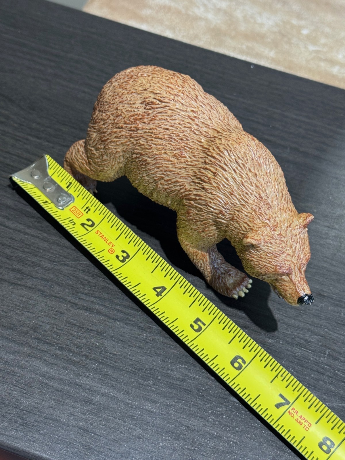 Lot 2 – Vintage 1990 Safari LTD Animals – Brown / Standing Polar Bears ~ 7 in.