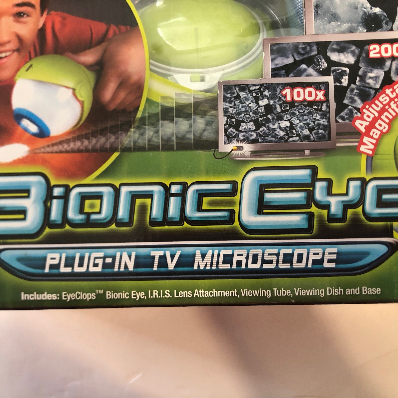 Jakks Pacific Bionic Eye Clops Series Plug In TV Microscope 2008 New Sealed Toy