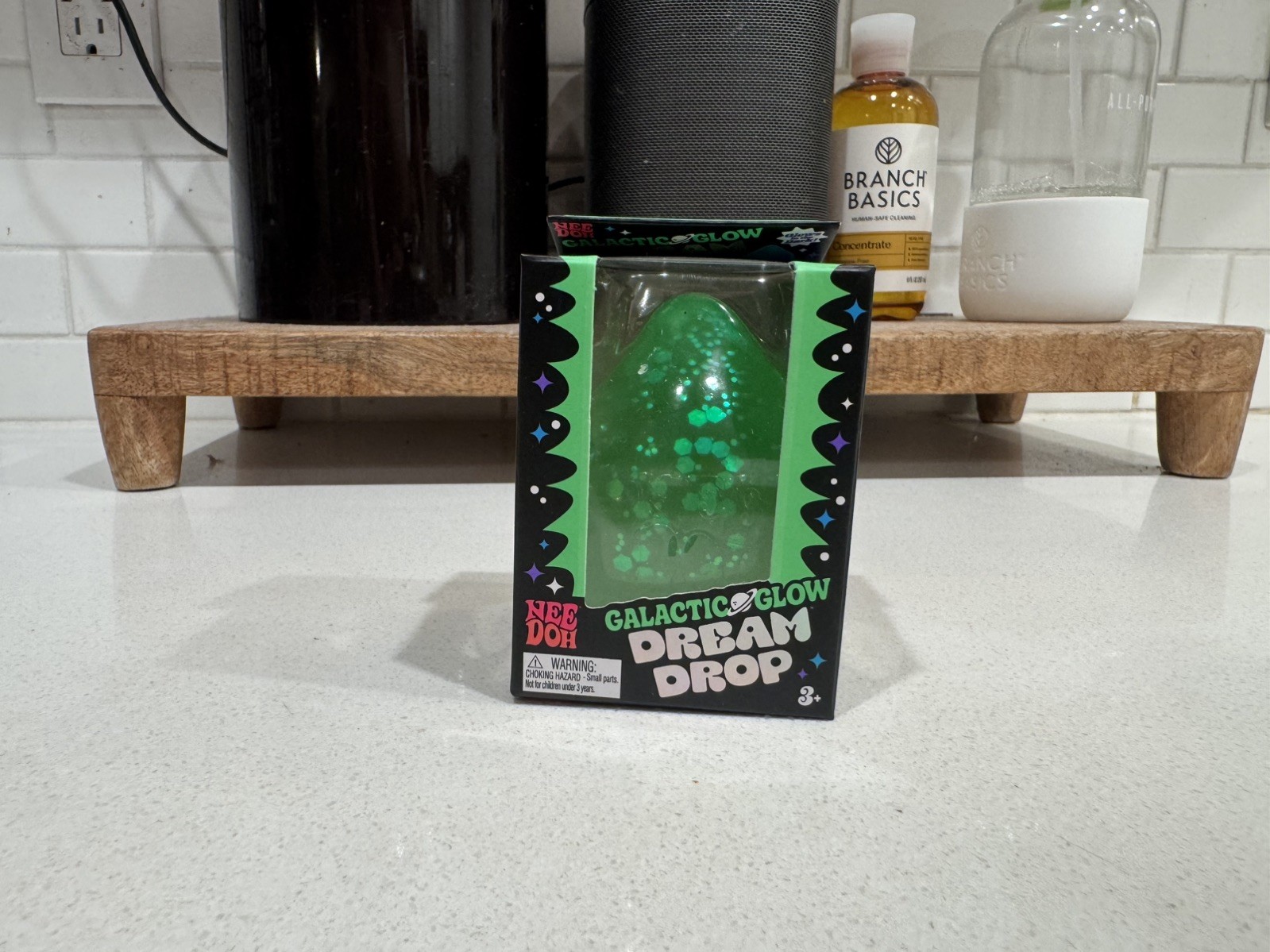 GREEN Needoh Nee Doh Galactic Glow Dream Drop EXTREMELY RARE AUTHENTIC IN HAND