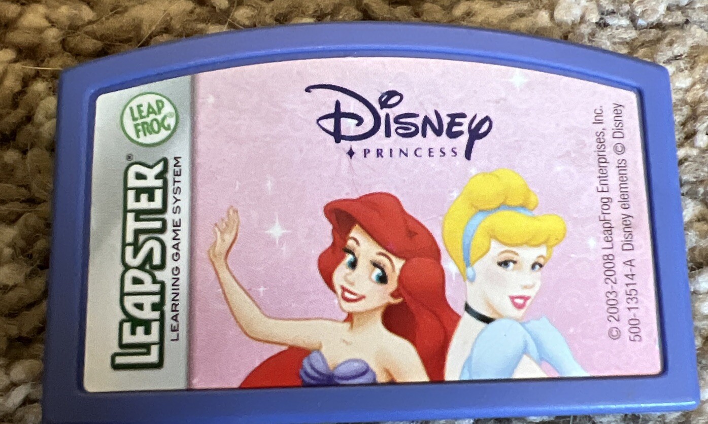 Disney Princess Leapster 2 Leap Frog 4-6 Years Pre-K-K Enchanted Learning Manual