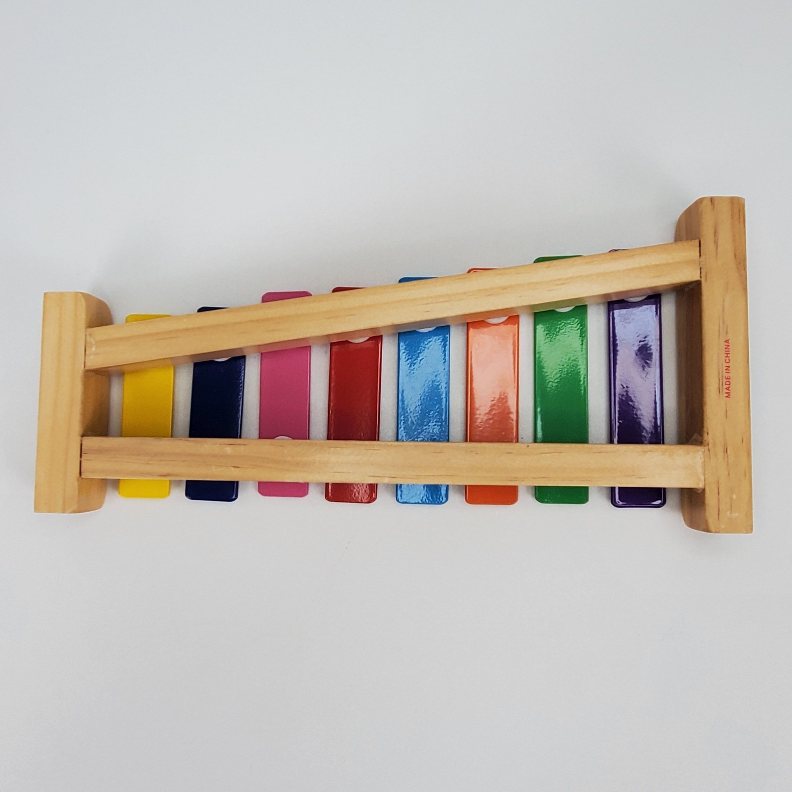 Peppa Pig Wooden Xylophone Musical Toy 8 Note Colorful Metal Bars LB0719