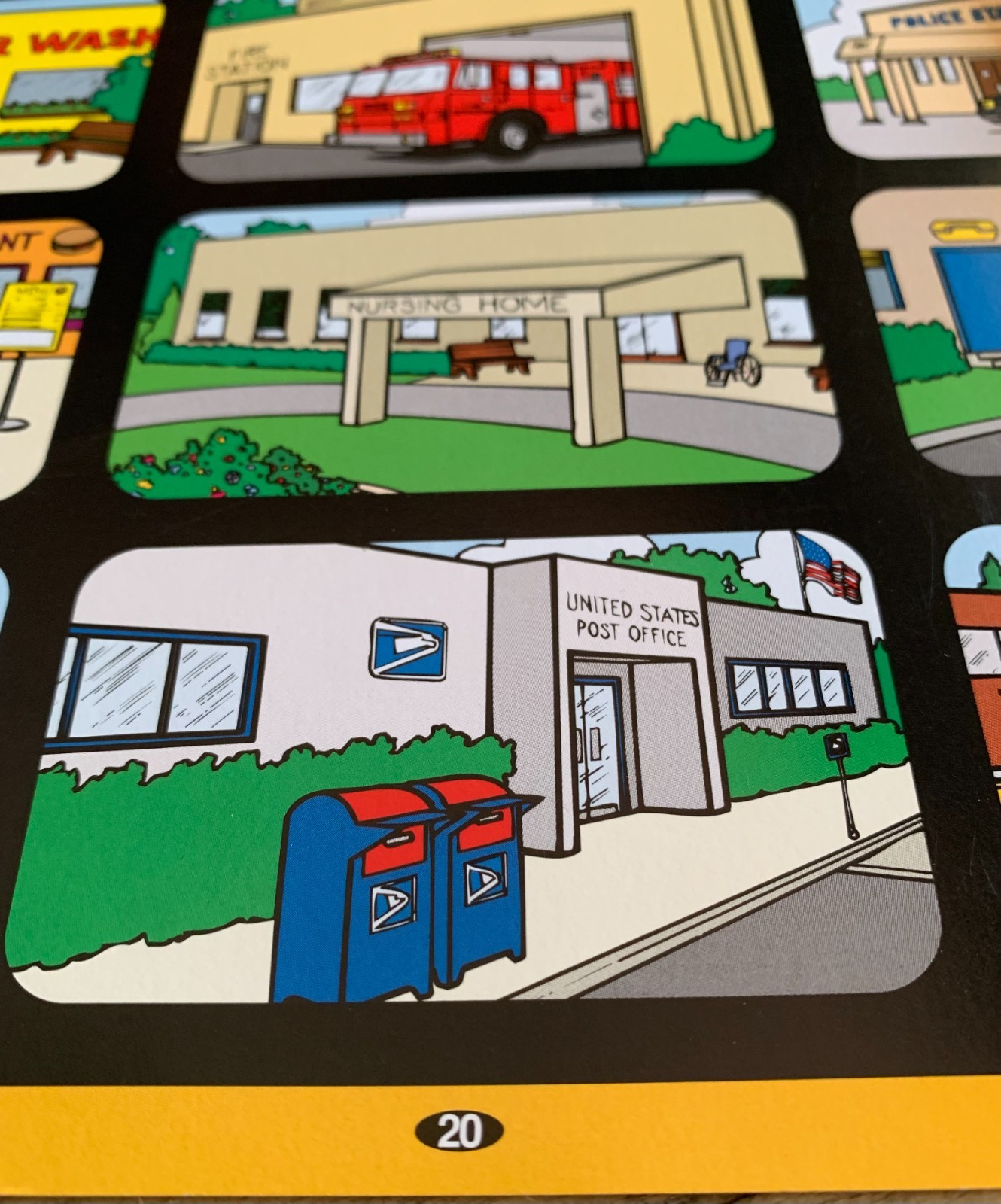 Rare PCI Education Community Bingo Places Game by Janie Haugen | Special Ed