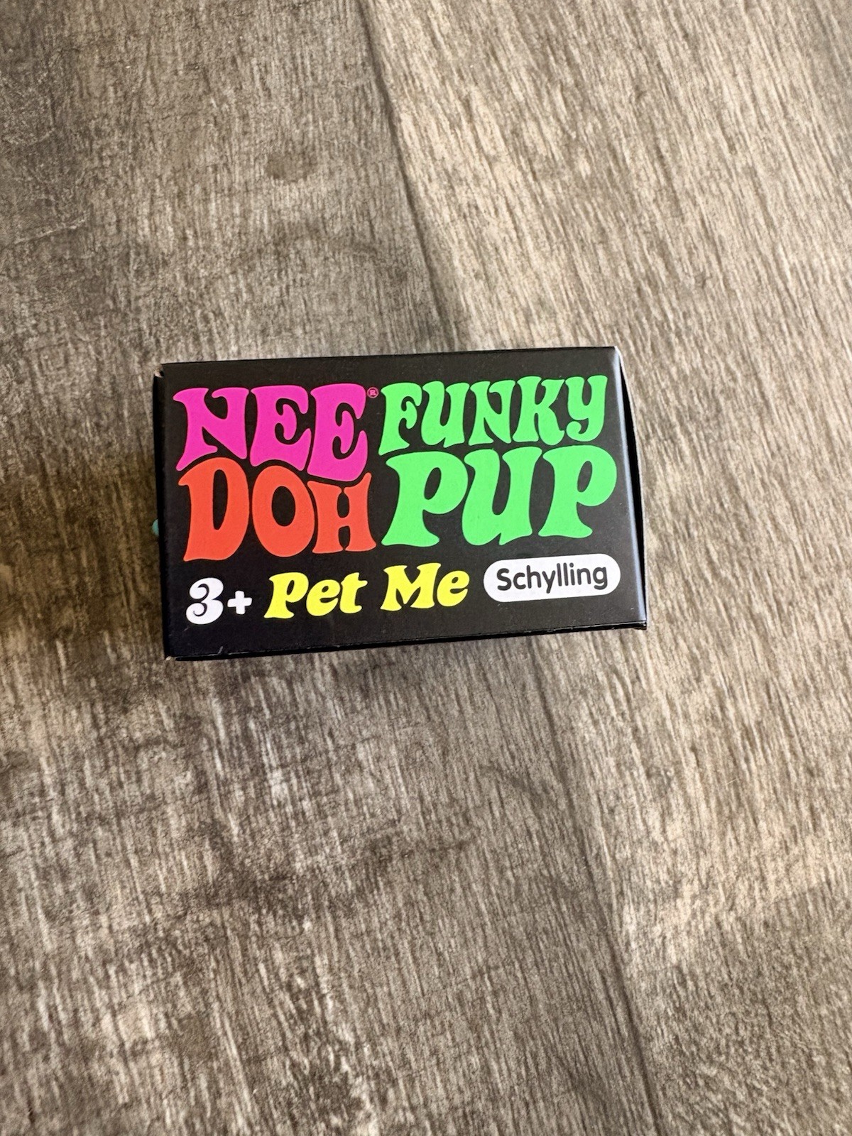 NIB Sealed Needoh Funky Pup Teal – Squishy Stress Relief Toy Schylling