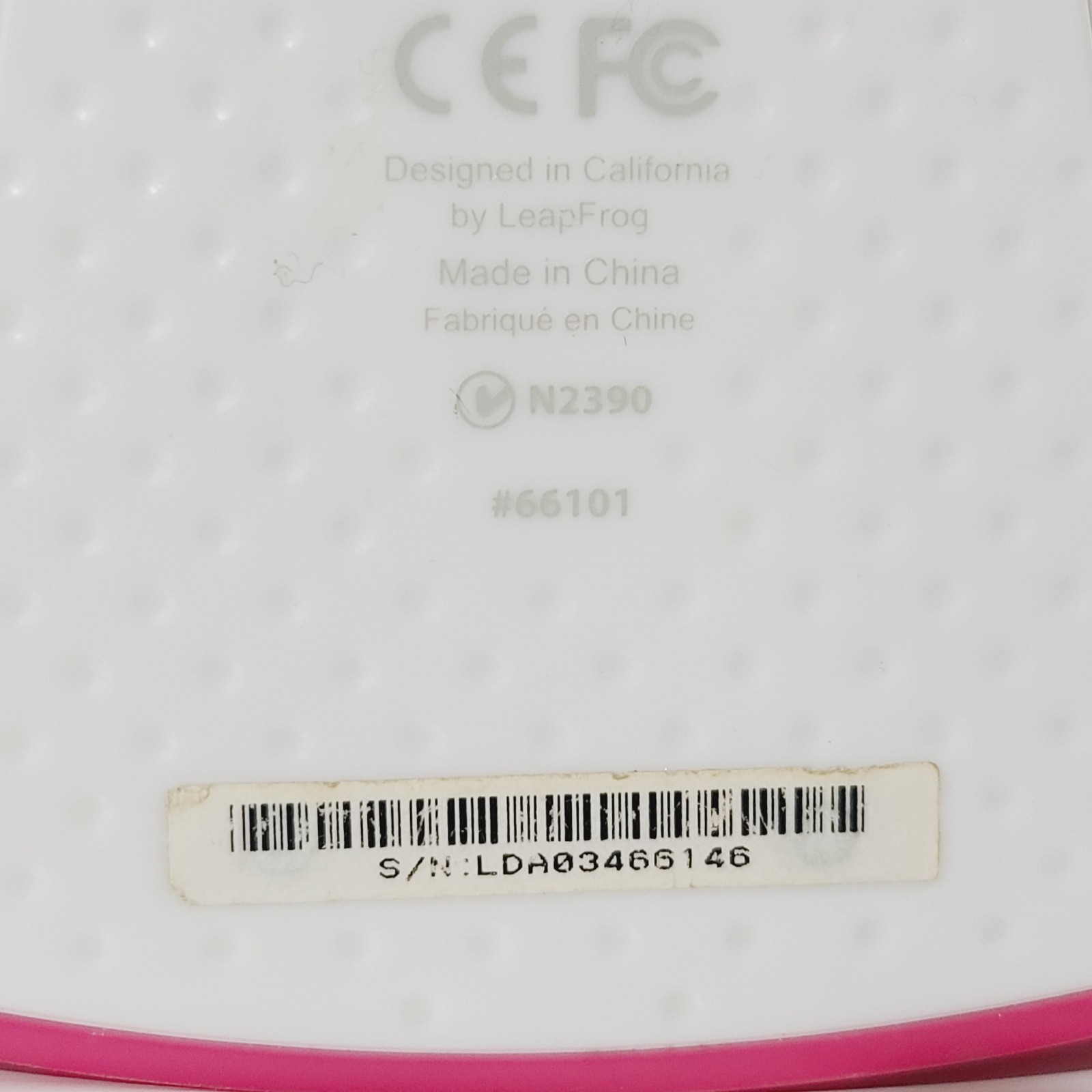 LeapPad 2 Learning Game System Barbie Pink W/ 1 Game & Stylus Pen Tested GOOD