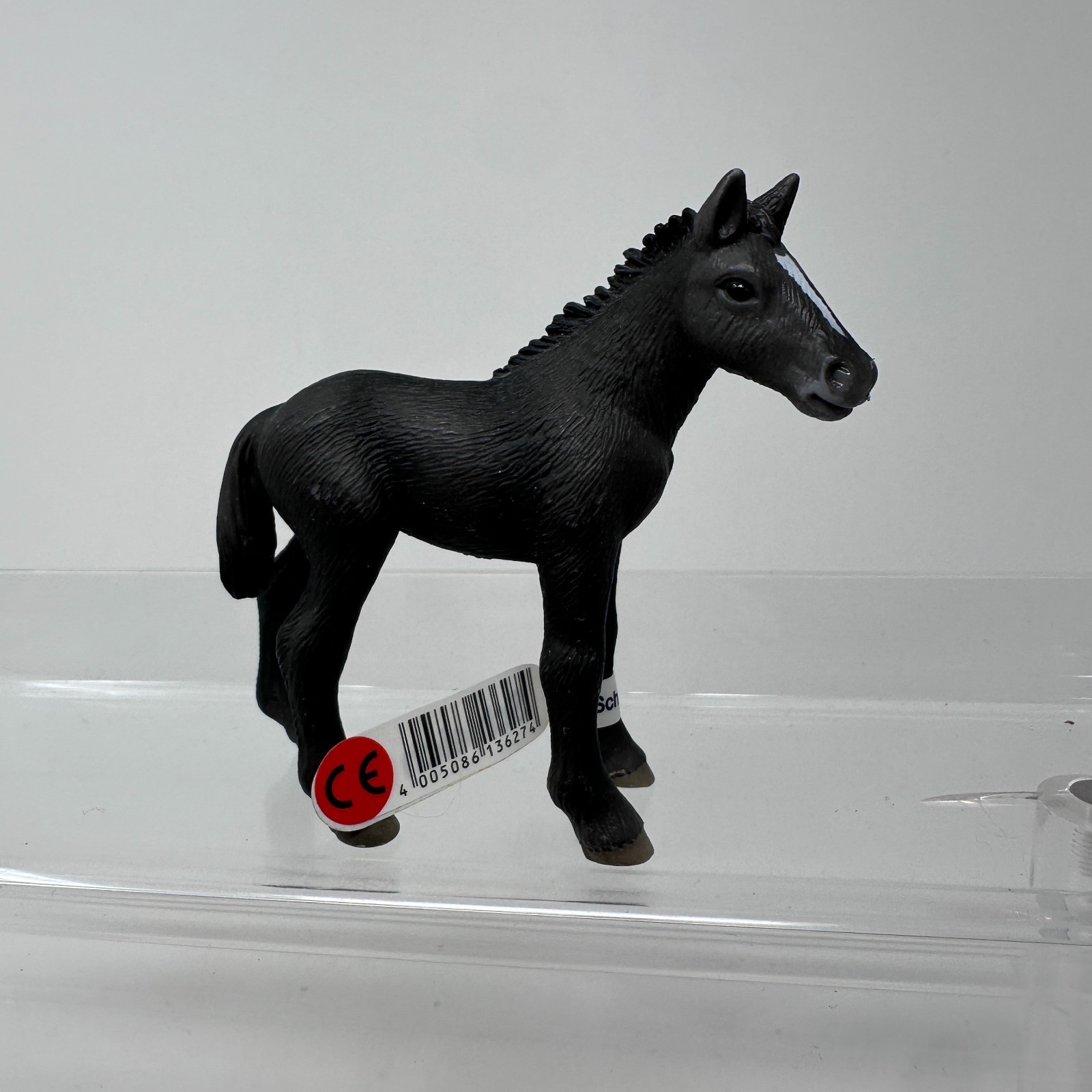 Schleich Percheron Foal Black Horse Baby Pony Wildlife Safari Figure with TAG