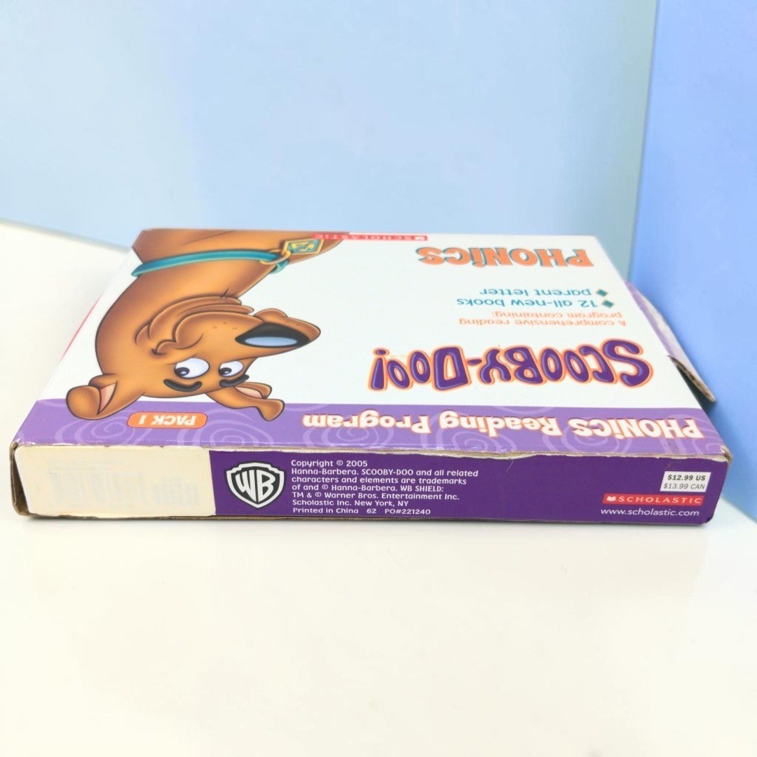 VTG 2005 Scholastic Scooby-Doo! Phonics Reading Program Pack 1 Complete 12 Books