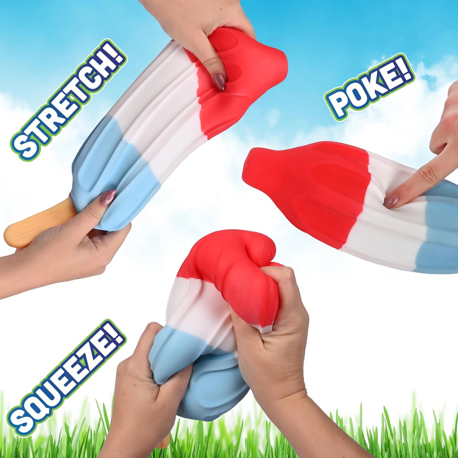 Sunny Days Popsicle 11″ Squishy Stress Toy