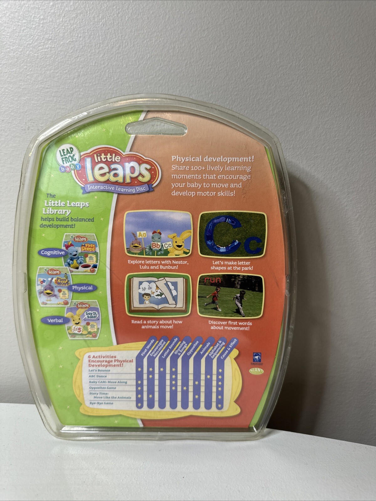 Leap Frog Baby Little Leaps PLAY & MOVE Learning Through Movement DVD