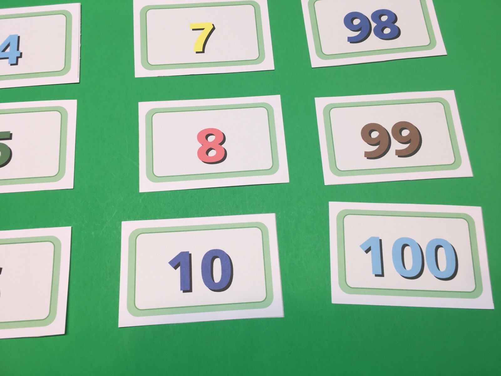 Numbers 0 – 100 – Learning Flash Cards For Kids – Educational