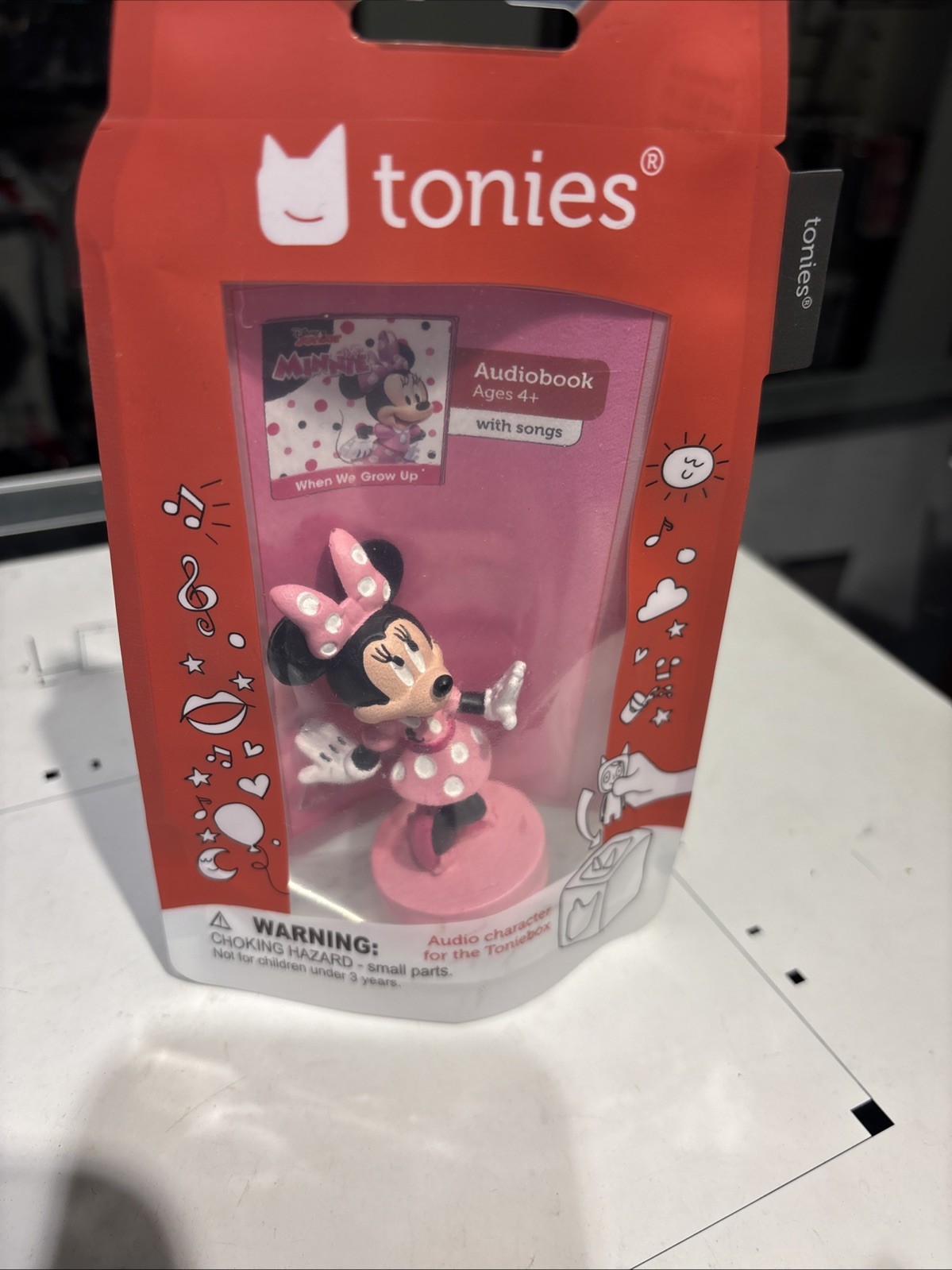 tonies Minnie Mouse Audio Play Figure for Toniebox Ages 3+ 3-4 Years