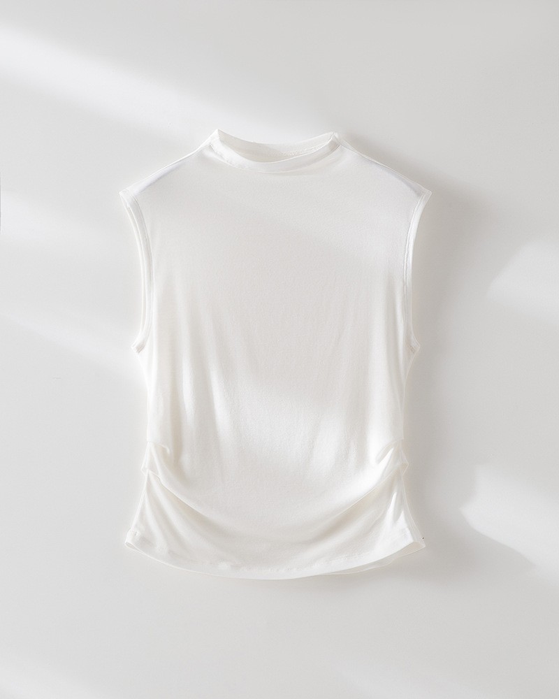 Lanjing Tencel Australia imported wool 5A antibacterial small high neck stand