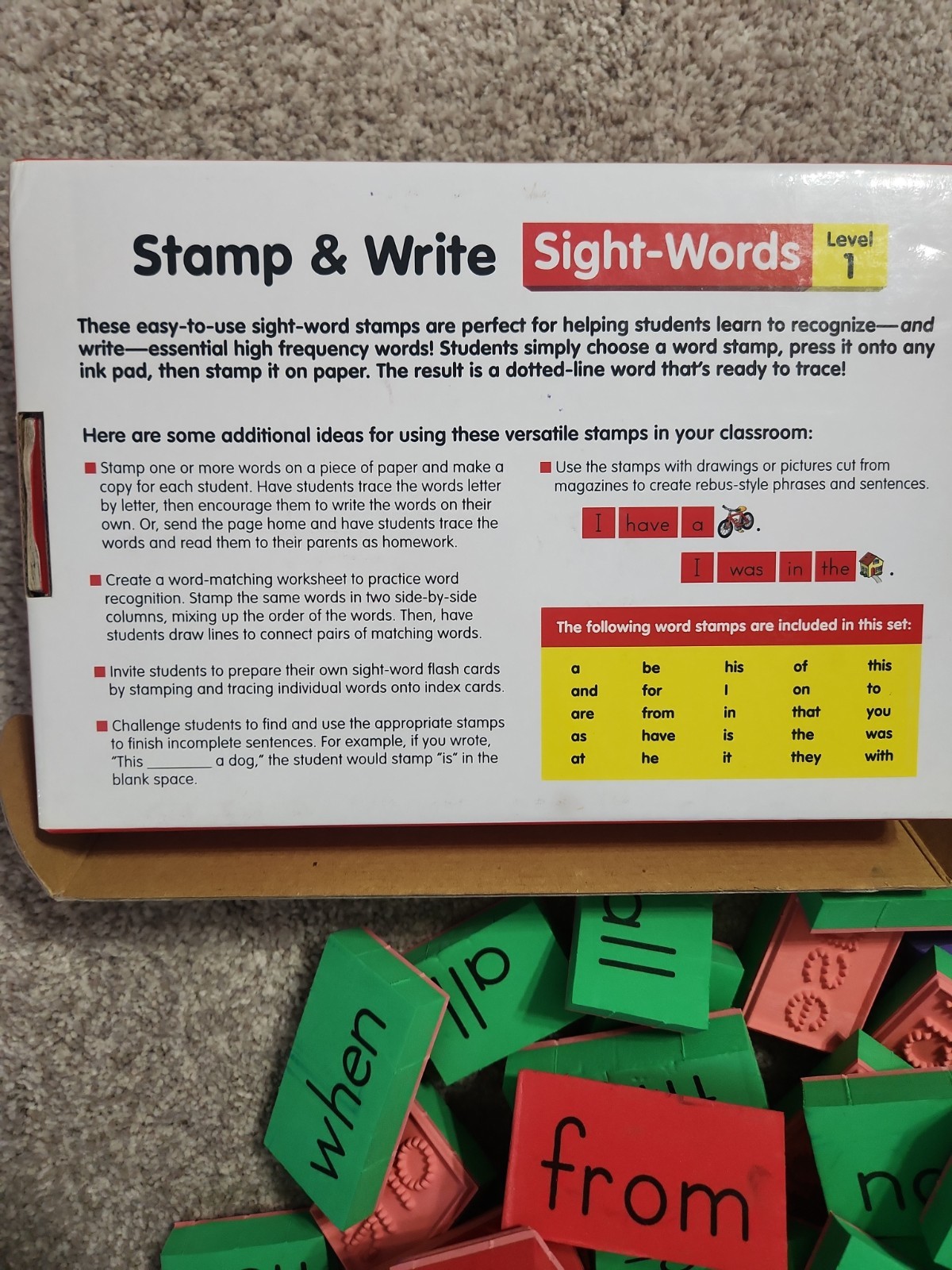Lakeshore Learning Stamp & Write Sight-Words Level 1, 2 & 3