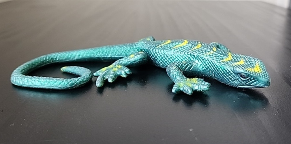 Fake Rubber Lizard Toy Action Figure Simulation Lizard Fidget