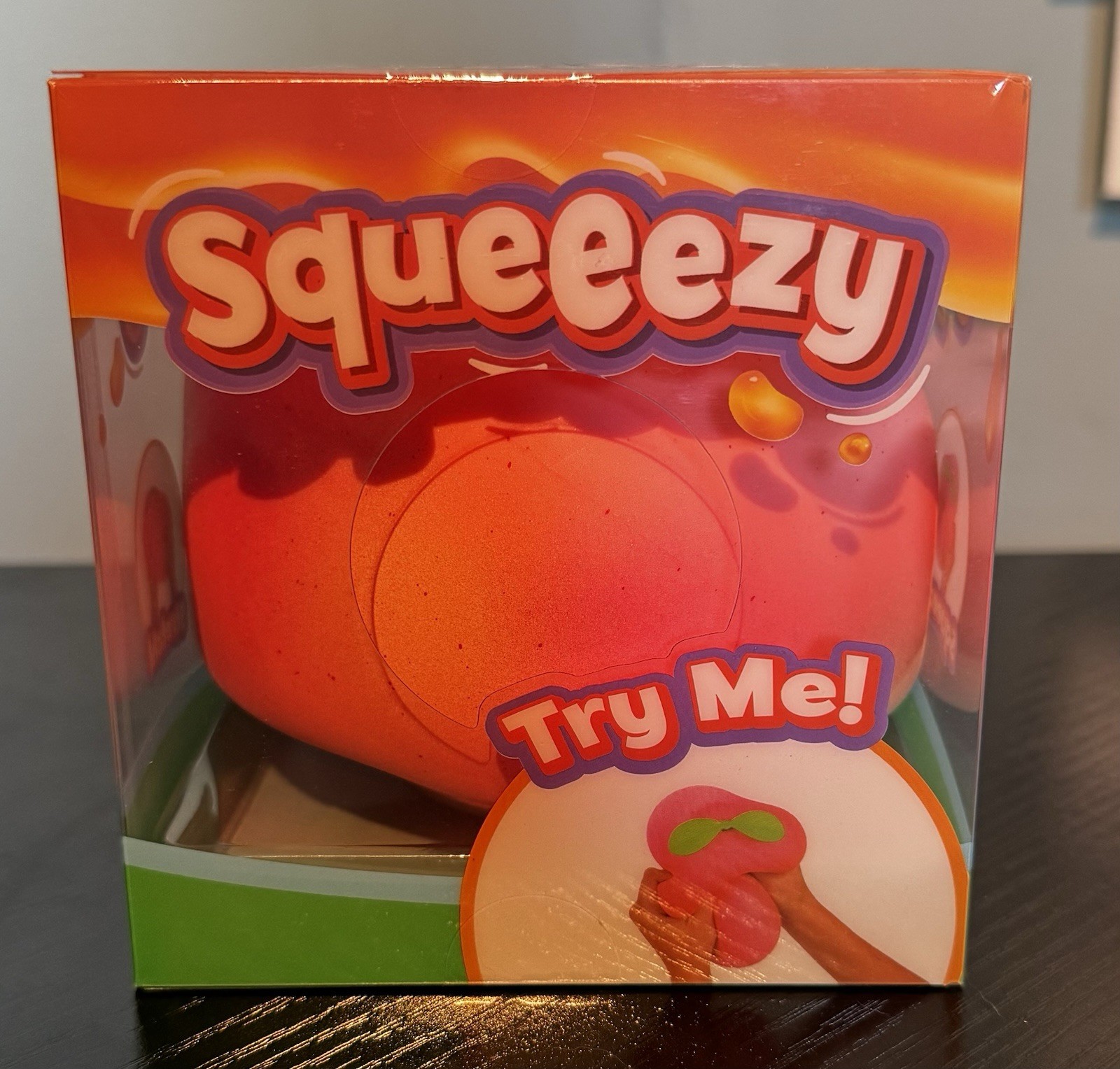 NEW Authentic Sunny Days Viral Squeeezy Peach Squeeze Squishy Toy NIB