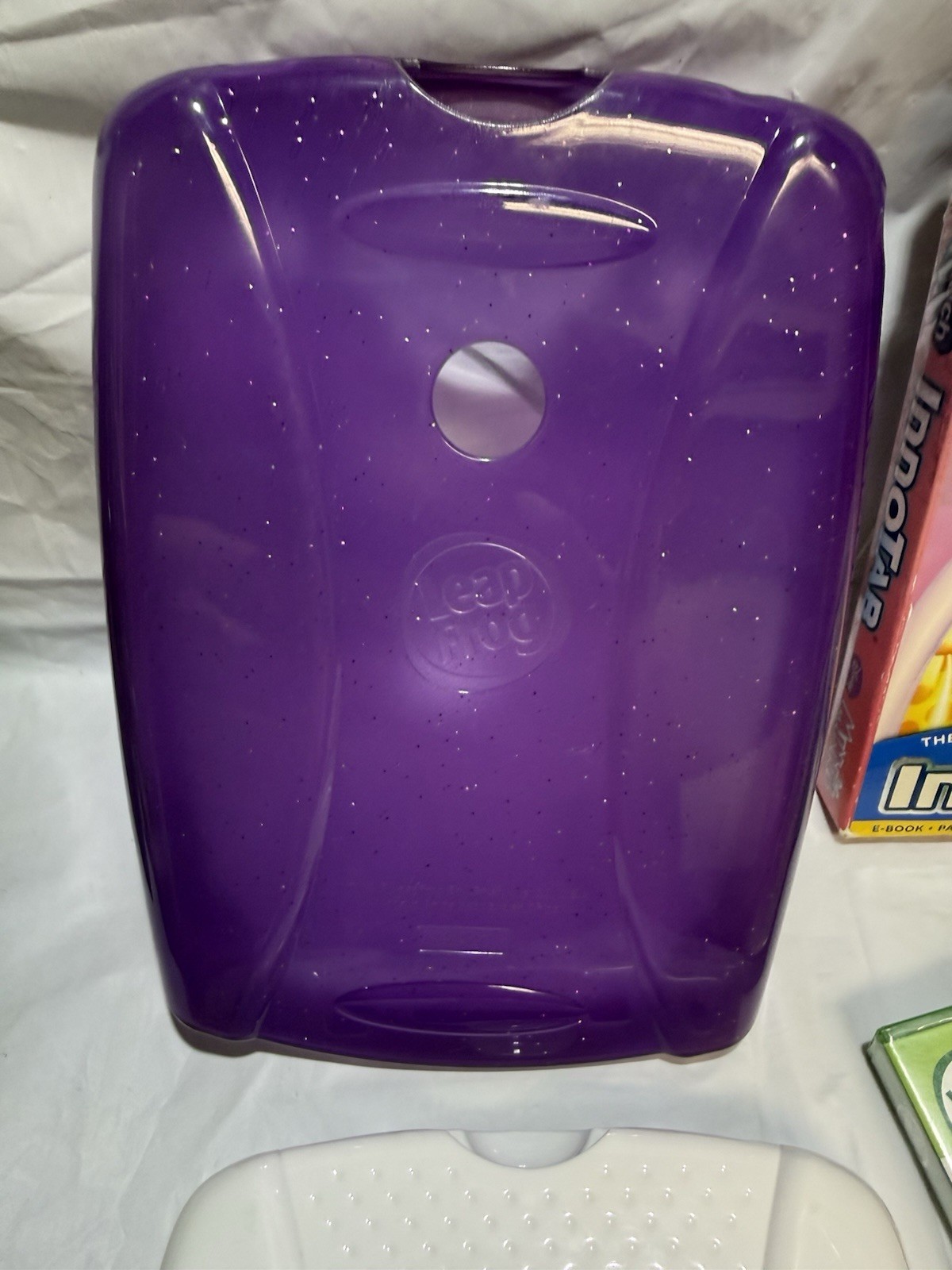 LeapFrog Leap Pad 2 Kids Tablet, Purple Carrying Case, 6 New Games Lot Working