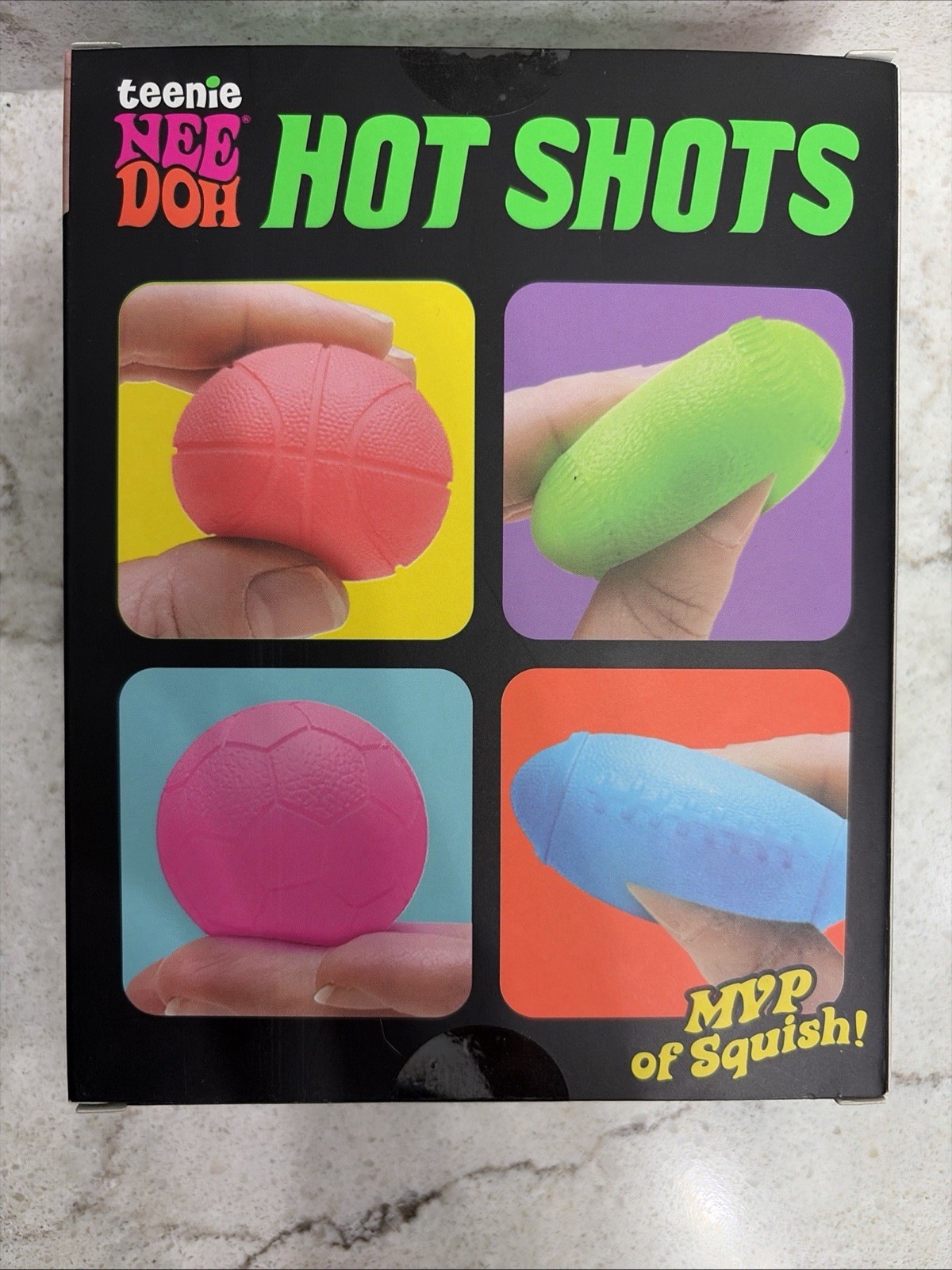 NeeDoh Teenie Hot Shots 4 Pack