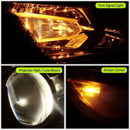 2016 2017 2018 Malibu Headlights RH,Headlight Assembly Compatible with Chevy