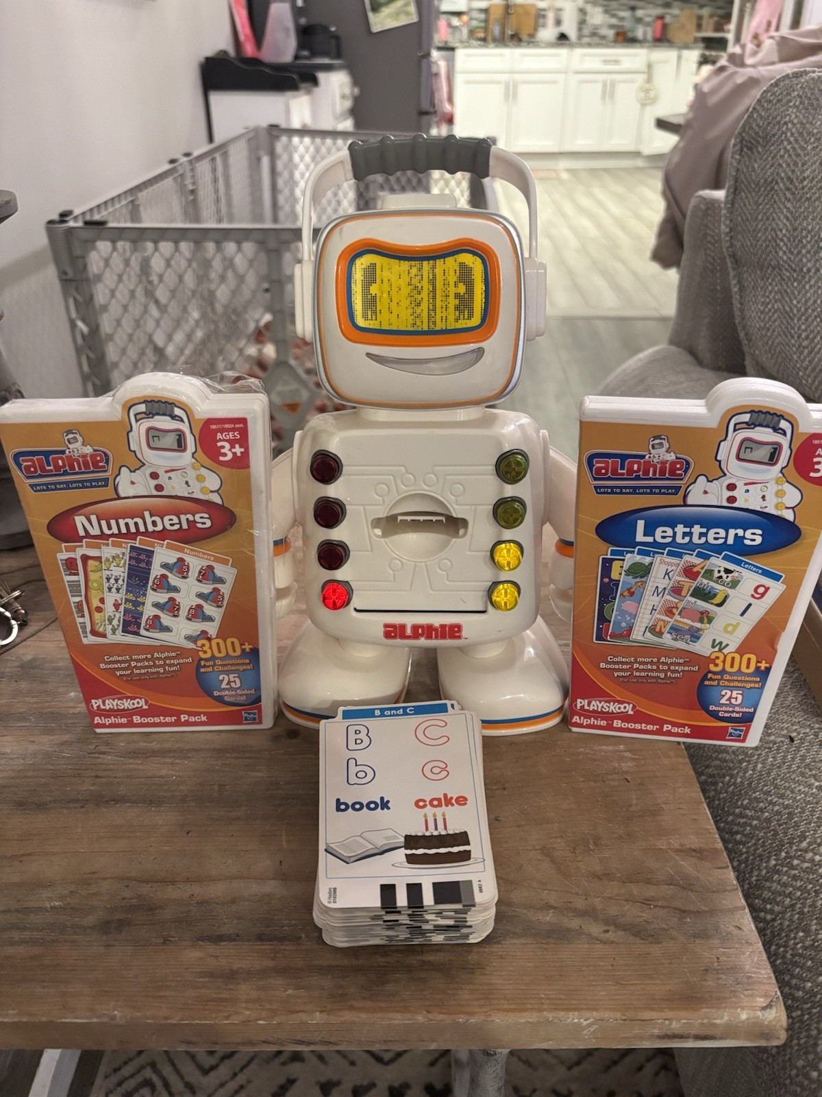 Playskool Alphie Electronic Learning Robot with Numbers & Letters Cards