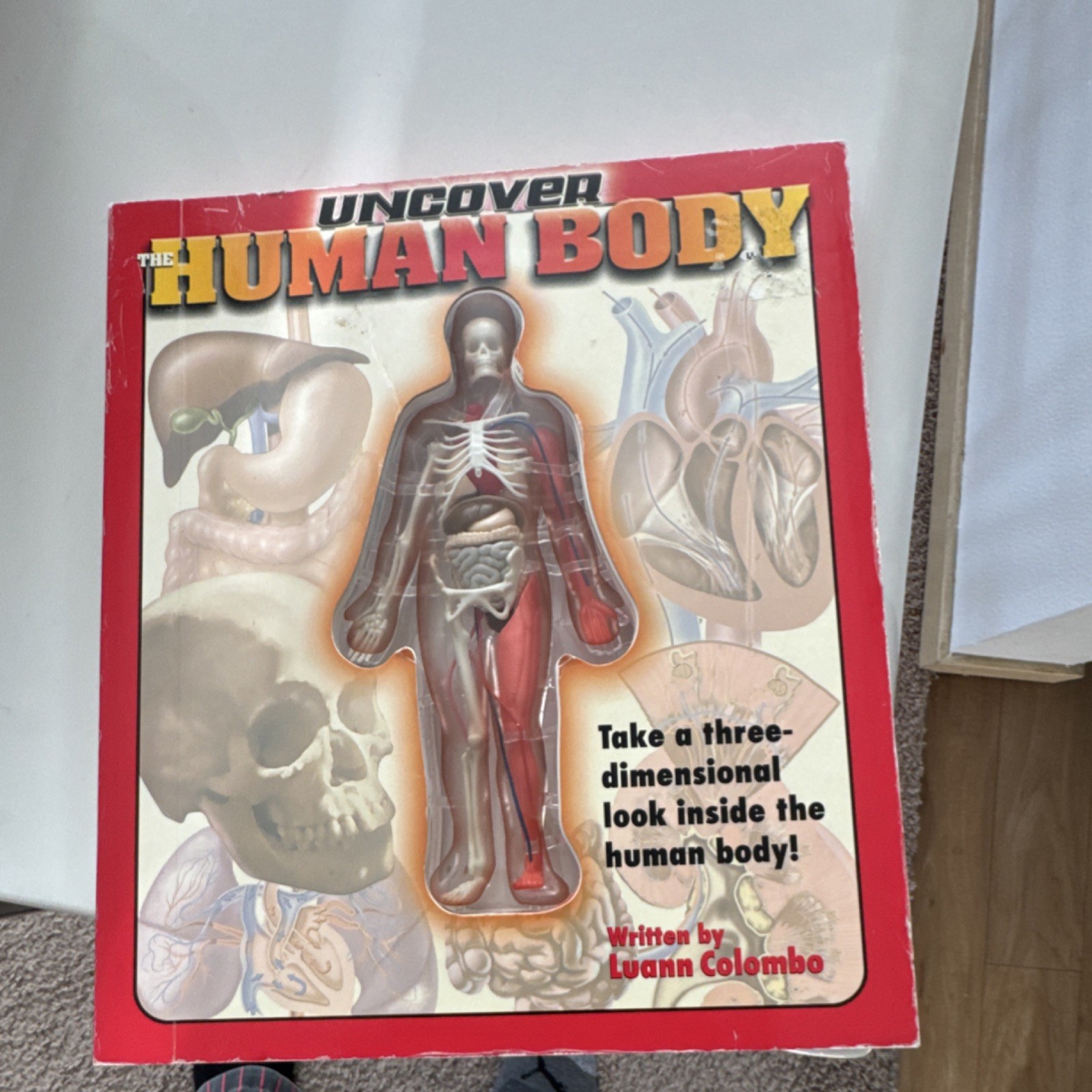 Silver Dolphin Uncover the Human Body 3D Educational Book Ages 8 and Up