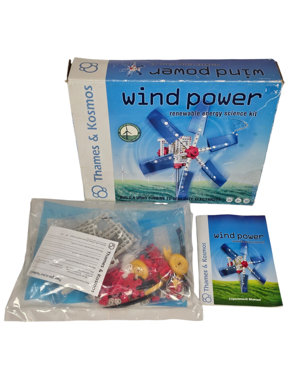 Thames & Kosmos Wind Power Renewable Energy Science Kit – 115 Pieces