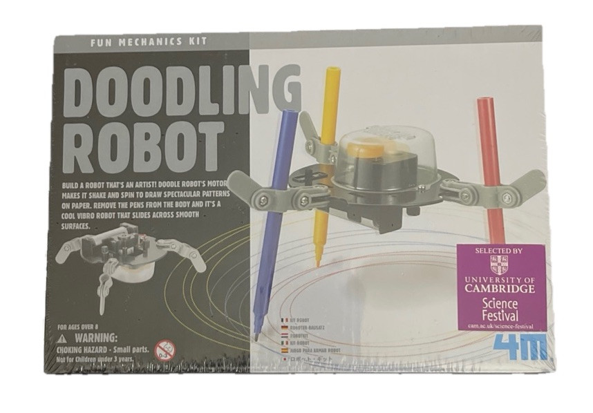 Doodling Robot 4M KidzRobotix. Science Engineering Robotics Kit. DIY. New Sealed