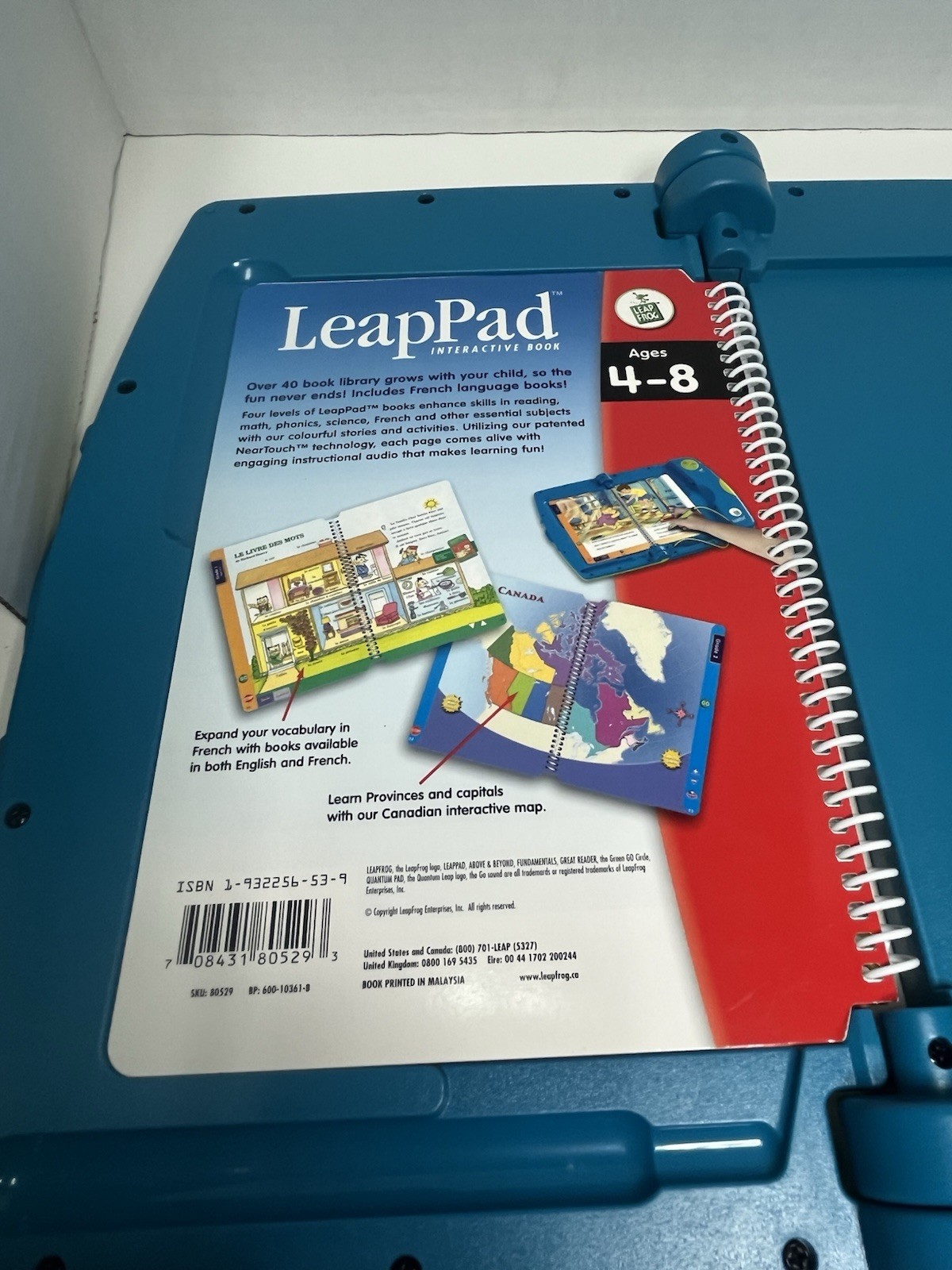 Leapfrog LeapPad with Interactive Book for Ages 4-8 – Tested and Works!