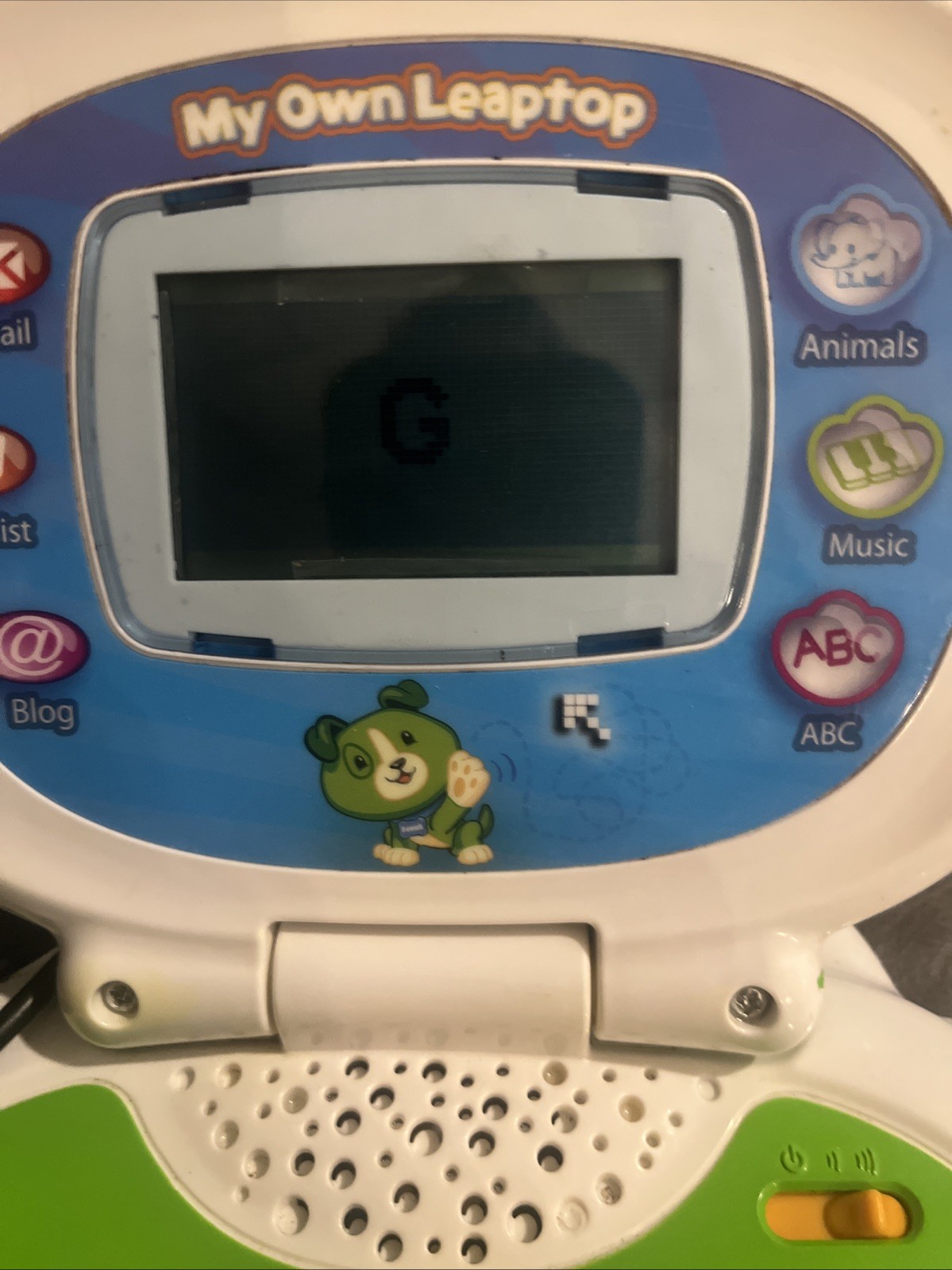 Leapfrog My Own LeapTop Laptop Tested Works Great Green Includes USB See Pics