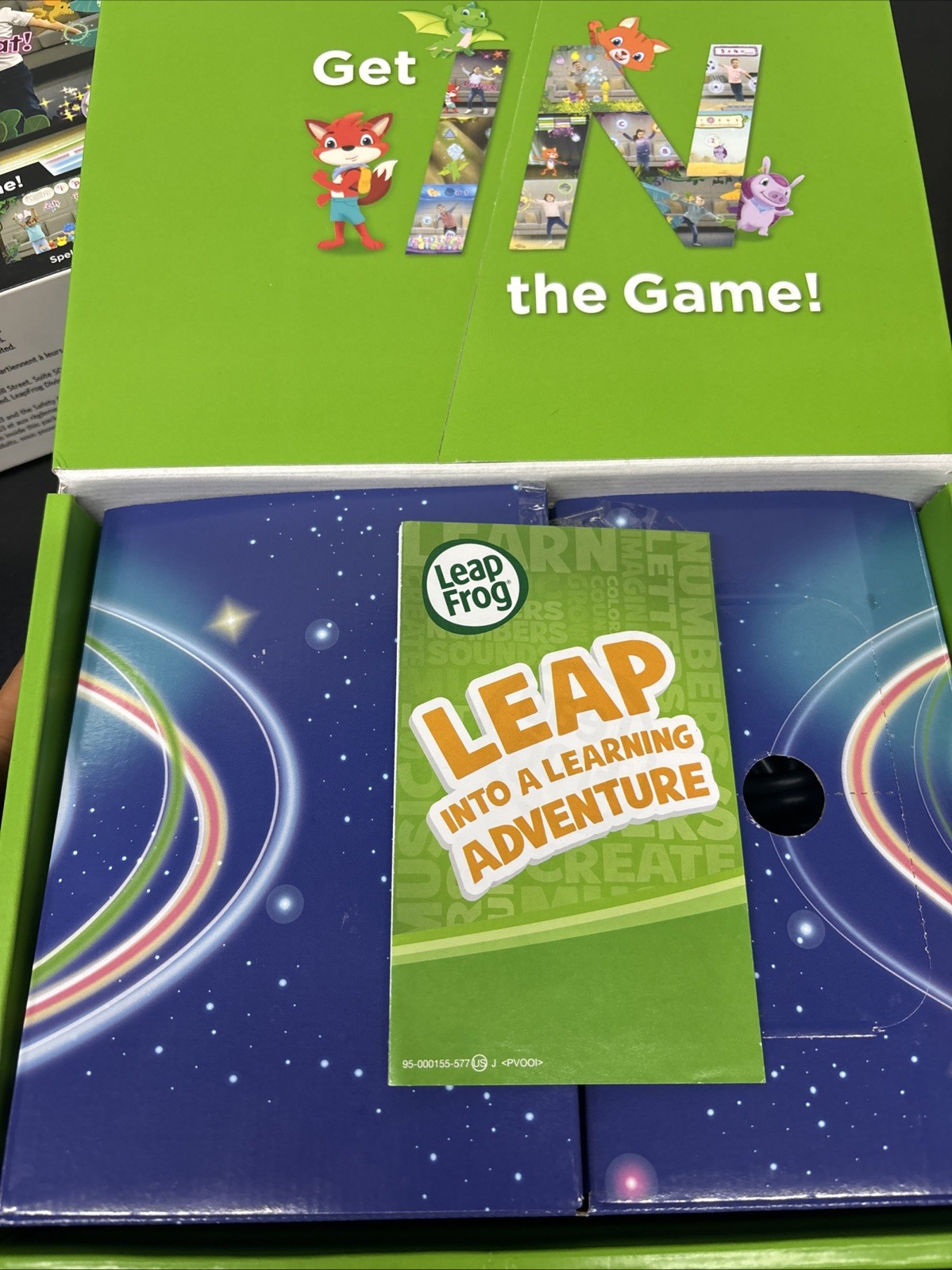 NEW LeapFrog LeapMove Gaming Console Motion-Based Learning 25 Preload Games