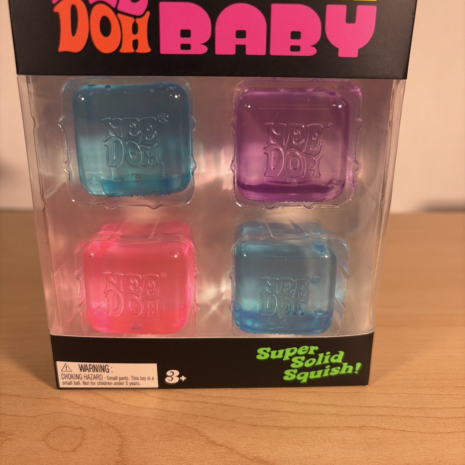 Nee Doh Nice Ice Baby 4 pack Mini Nice Cubes – Brand New