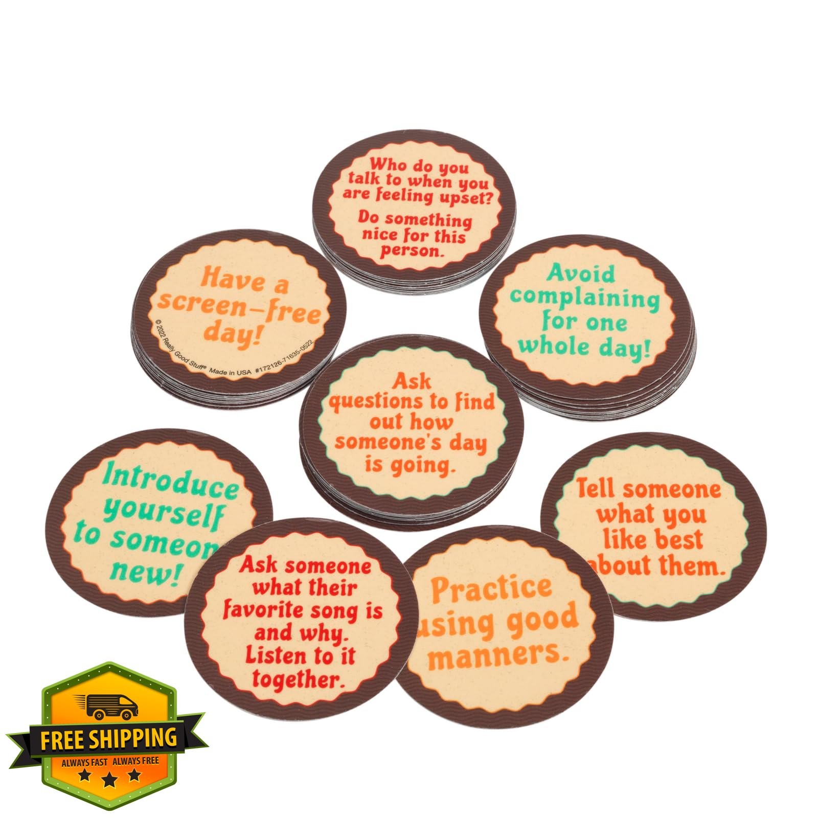 Really Good Stuff Social Interaction Chips Set 40