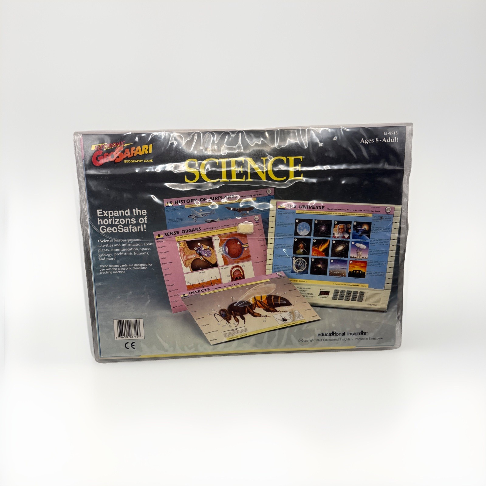 GeoSafari Electronic Science Card Set – Educational Insights EI-8715 – Vintage