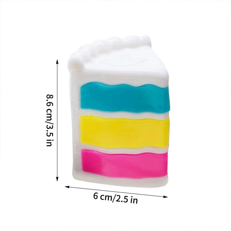 NeeDoh Peace O’ Cake Nice Cube Ball Stress Relief Sensory Toy Fight Toy Kid Gift