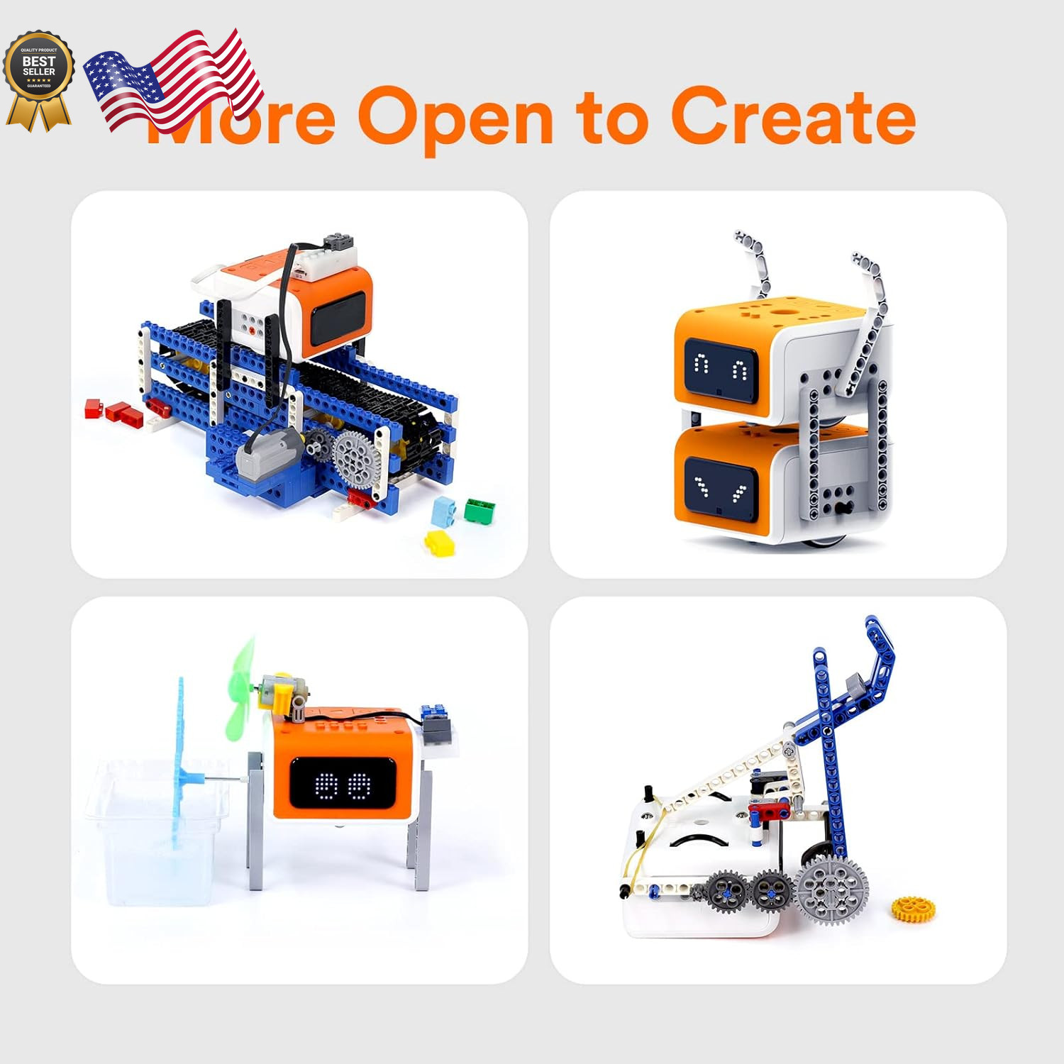 VinciBot Coding Robot for Kids 8-12, STEM Educational Toy, Scratch&Python