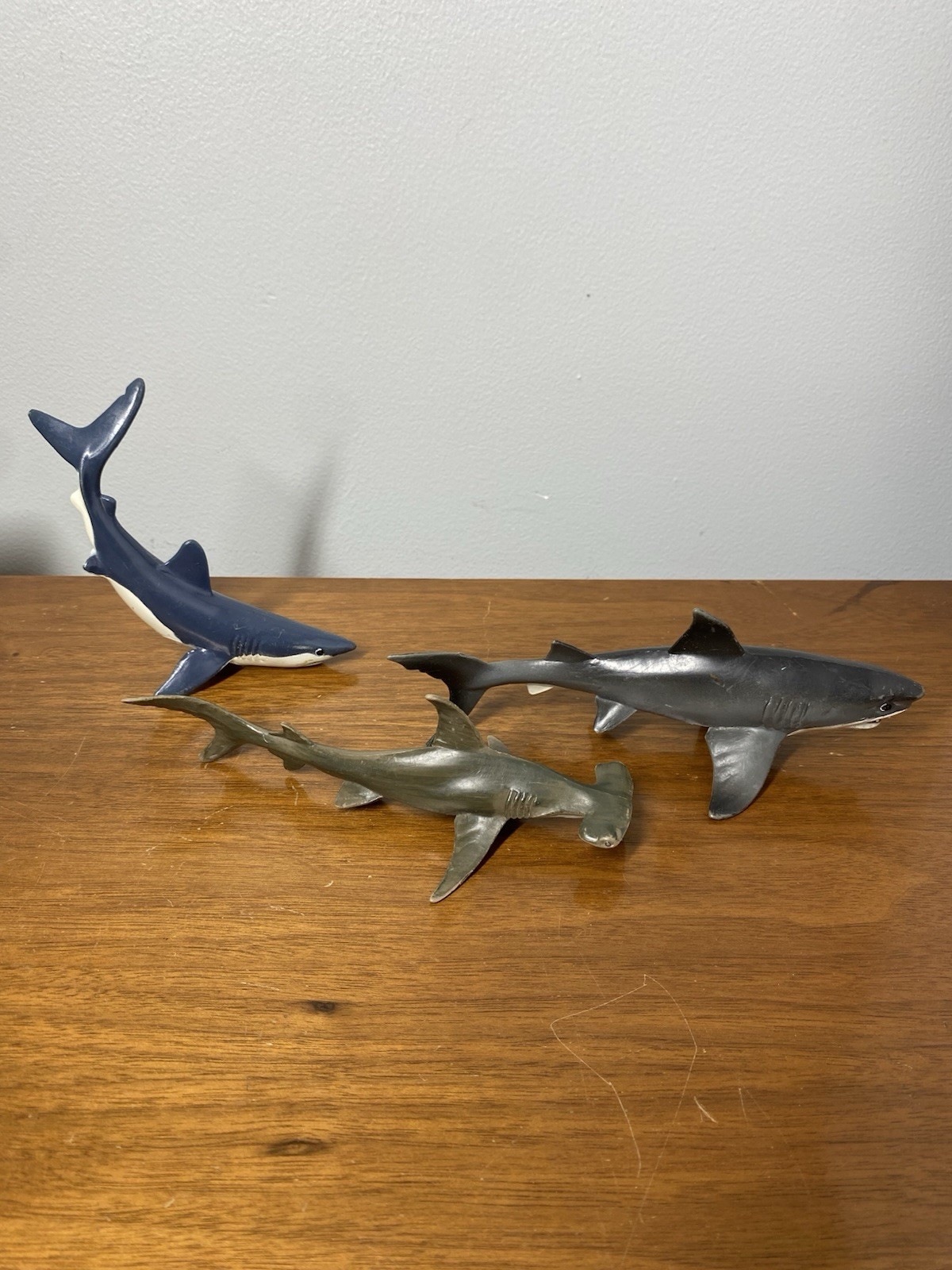 1990s Safari Shark Collection Greet White, Hammerhead, Mako Shark