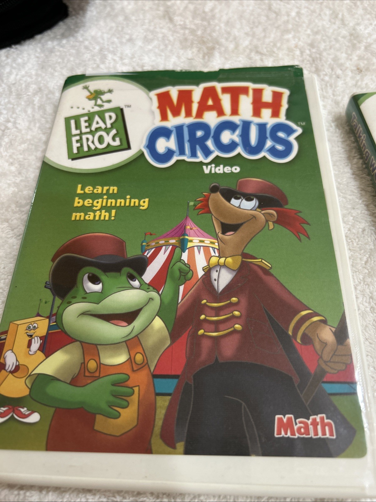 Leap Frog Math Circus VHS Video “Learn Beginning Math” Vintage 2004 Tested
