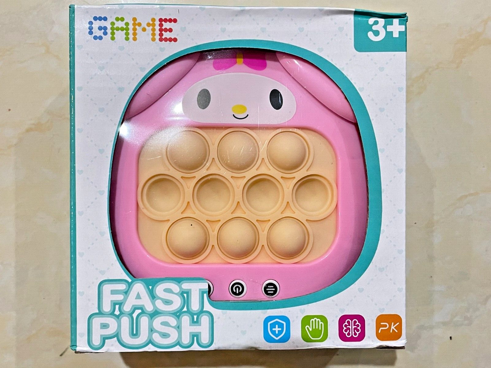 Hello Kitty Melody Pop Push it Game Controller Sensory Fidget Toy Whack Mole