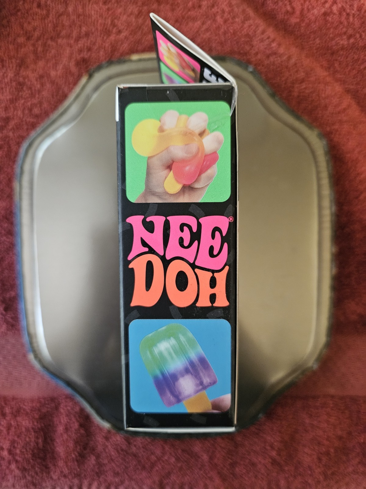 AUTHENTIC Nee Doh Nice-Sicle Popsicle Pink/Orange Brand New Unopened And Sealed