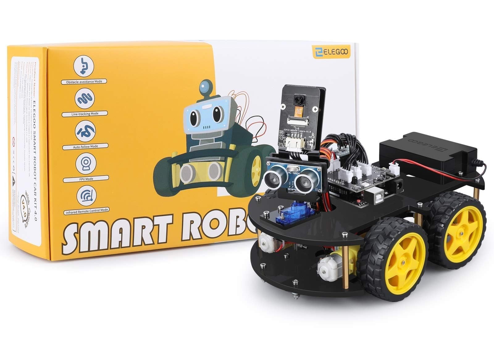Smart Robot Car Kit for Arduino – STEM Coding Toys for Kids Ages 8-16, Engineeri