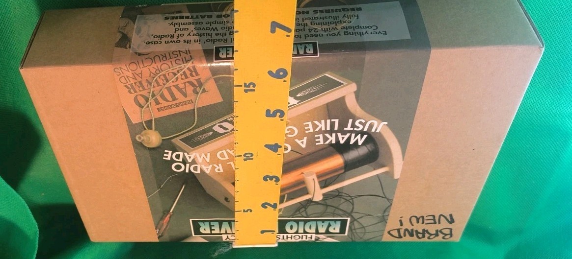 Flights of Fancy Crystal Radio Kit DIY Receiver STEM 1998 Vtg MARKINGS, READ