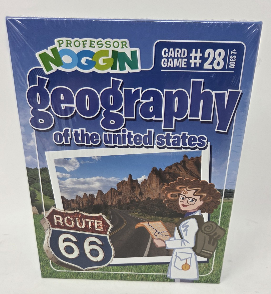 Professor Noggins Geography of the United States Card Game #28 New Sealed